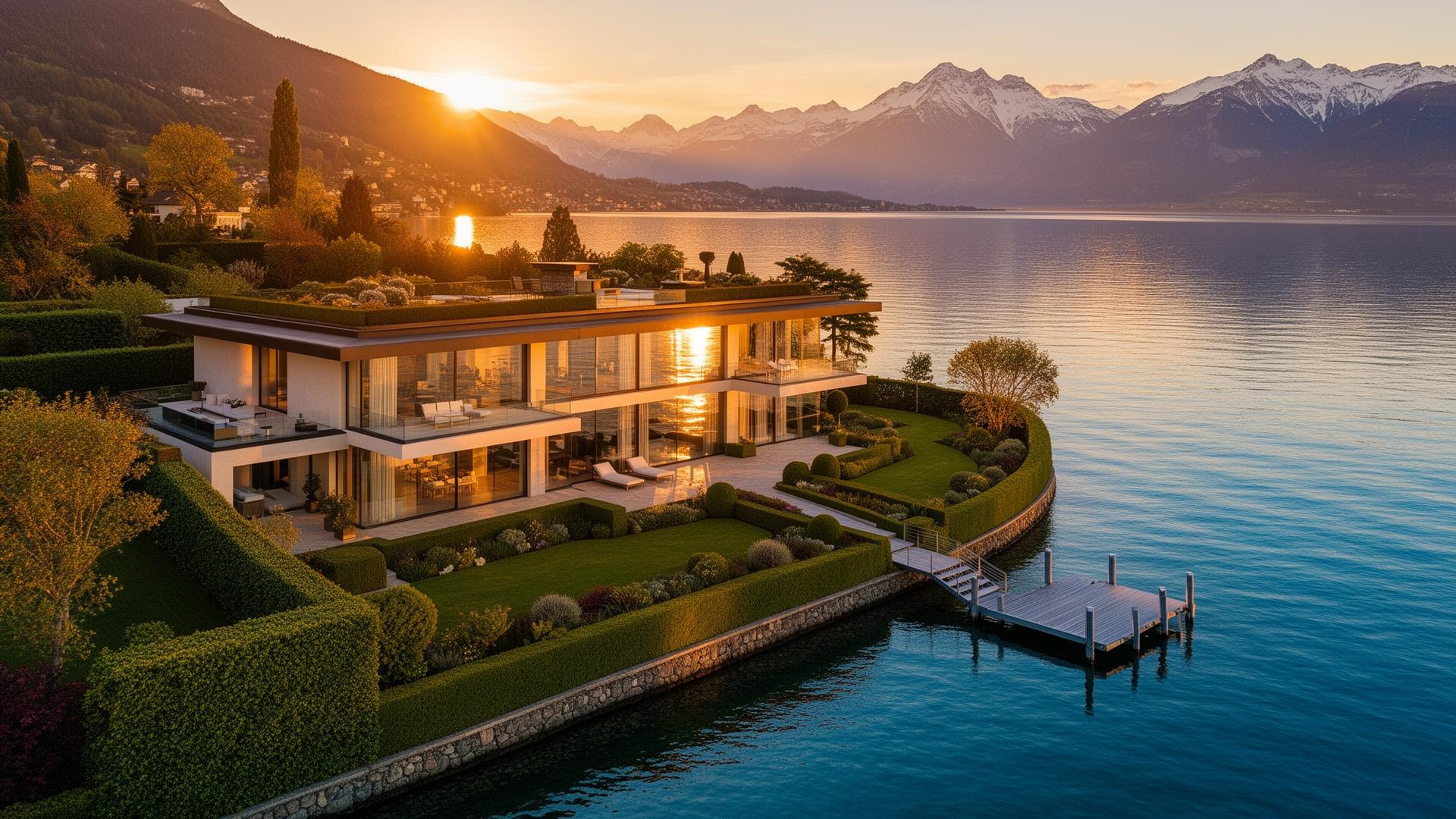Luxury property on Lake Geneva